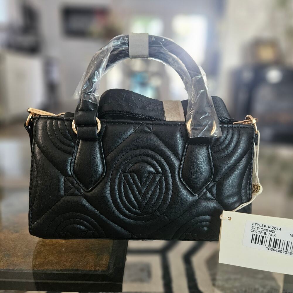 NEW With Tags Valentino Orlandi Mini Tote Bag With Vegan Leather $249 - Picture 4 of 5
